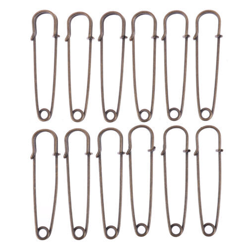 12pcs Large Heavy Duty Stainless Steel Big Jumbo Safety Pin Blanket Craft_ FlN8 - Bild 14 von 15