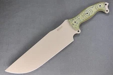Busse Combat WTF Battle Grade .295" Sage Crinkle Blade, Magnum Green/Black G10