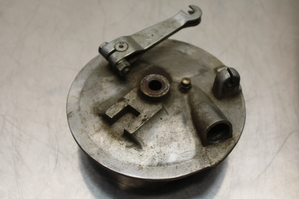 69-70 YAMAHA L5T RIGHT FRONT BRAKE DRUM BB138 - Image 3 of 4