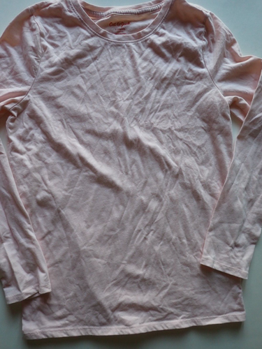 Girls T-shirts Cat & Jack Size Large 10/12 Long Sleeve Gray and Light Pink Lot - Picture 4 of 15