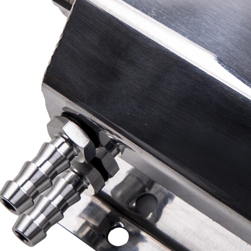 1L Coolant Radiator Overflow Recovery Water Tank Bottle Aluminum Alloy 1000ml - Picture 10 of 12