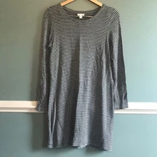 J.Jill | striped relaxed fit shirt dress shift dress. Size S.