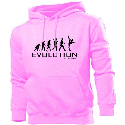 Gymnast Evolution Hoodie Herren Damen Kinder Club Turnanzug Gymnastikringe Matte Floor Flips