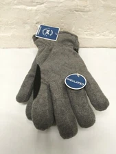  WINTER ESSENTIALS GLOVES ACCESSORIES WINTER BLACK Gray Mens M/L INSULATED
