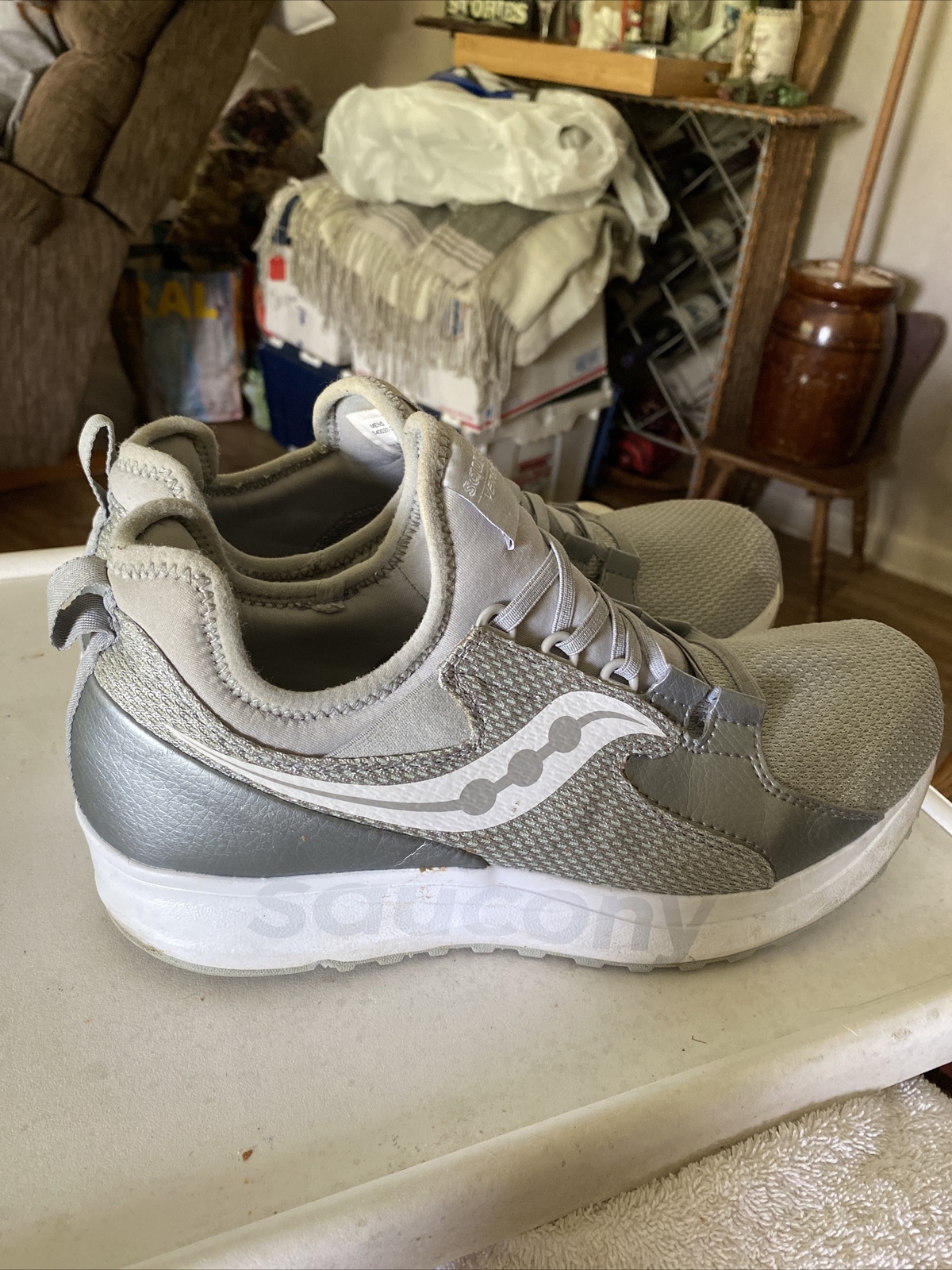 SAOLA Saucony Versafoam Blaze SG Sneakers da corsa grigie uomo 11 indossate una volta usate in ottime condizioni