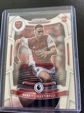 2021-22 Panini Prizm Premier League Silver Prizm Gabriel Martinelli #203 Arsenal