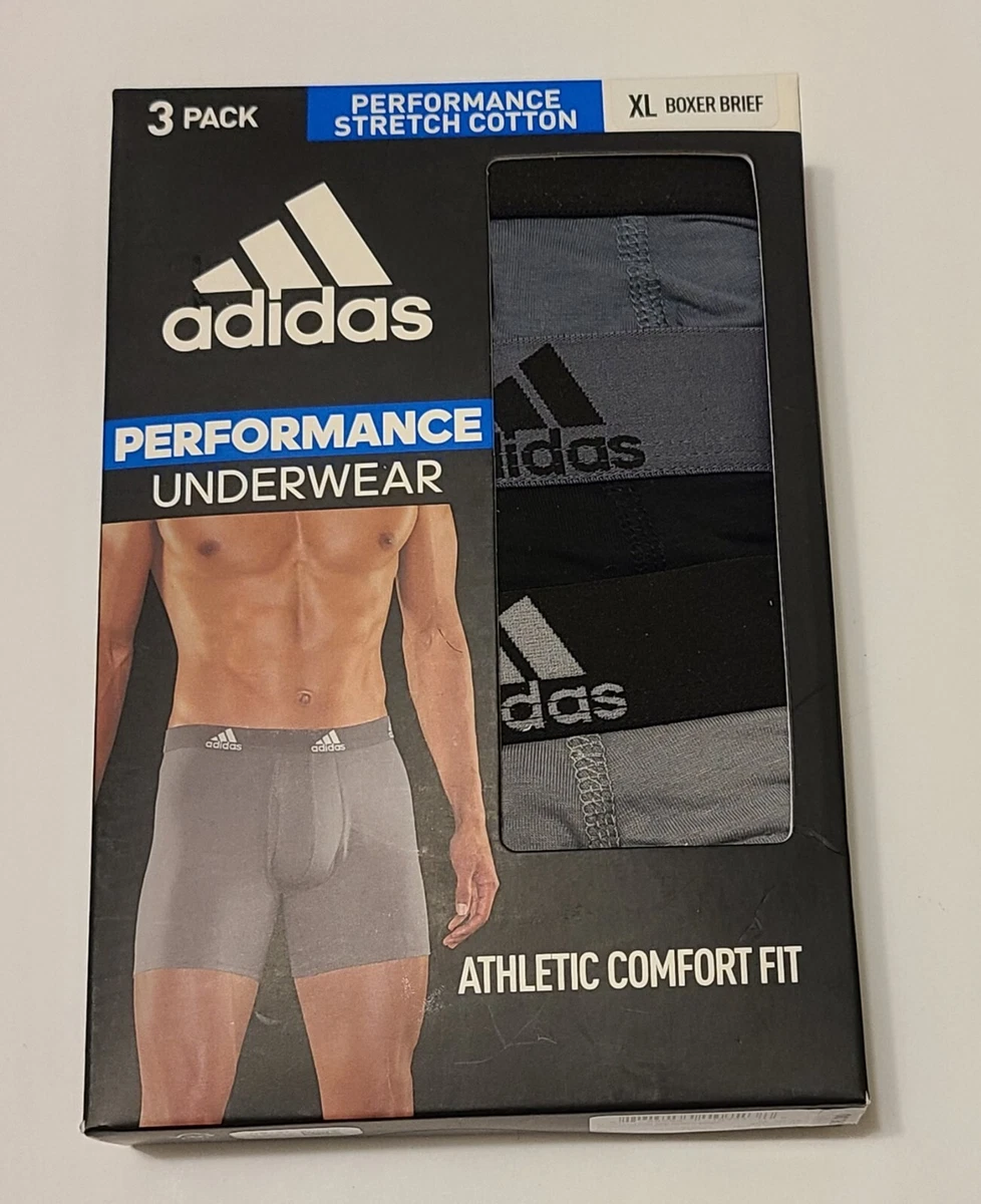 New Adidas Men's Performance Underwear Boxer Brief athletic