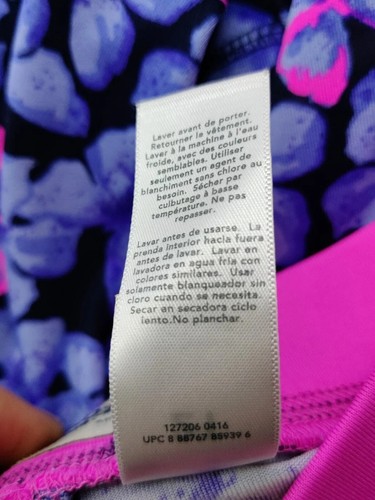 Osh Kosh Bgosh Girls Cropped Leggings Purple Pink Butterflies Sz 3T - Picture 8 of 10