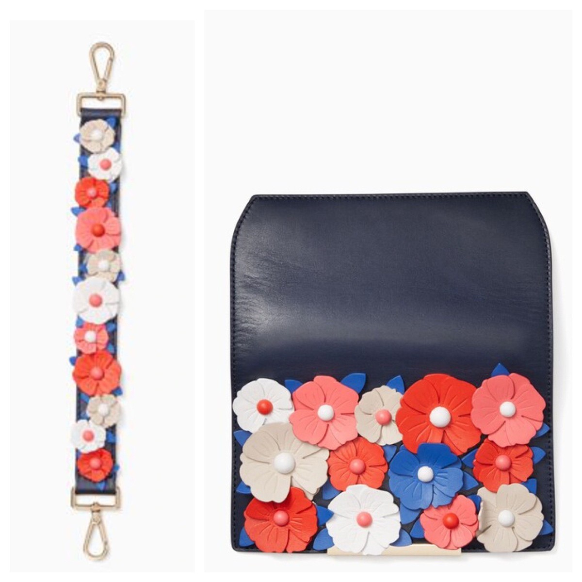 kate spade make it mine daisy lane flap and short strap