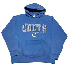 Vintage 90s Indianapolis Colts Hoodie Mens Large NFL Football Hip Hop Hipster