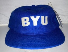 Vtg BYU Brigham Young University Cougars Strapback hat cap Nwt NCAA college Rare