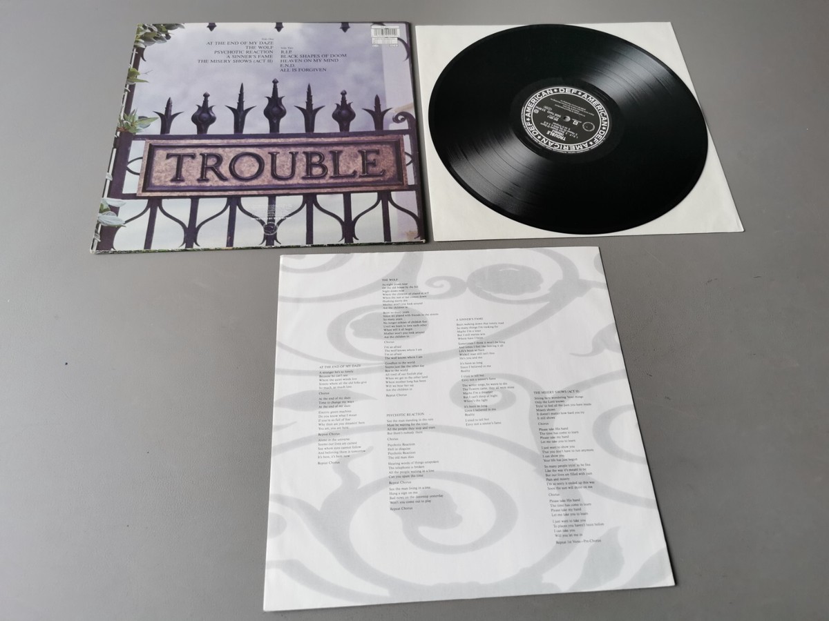 Trouble「Trouble」1990 US盤 LP Def American TROUBLE original Vinyl LP Trouble (1990 Def American Records