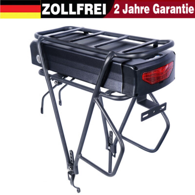 36V 48V 52V 30Ah E-bike Batterie Akku mit Gepäckablage Lithium für 0-2000W Motor