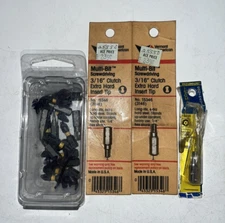 DEWALT Screwdriver Impact Bit PH2 SQ1 SQ2 SL3 P2 Eazypower T27 Tee Star Set of 4
