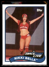 2018 Topps Heritage WWE Wrestling Base Set #56 Nikki Bella - SmackDown Quantity