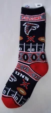 ATtanta Falcons Socks Medium Size 5  to 10 Super Fan