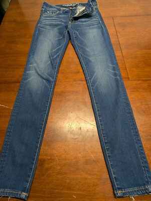 American Eagle Jeans Womens 6 Long Blue Jegging 