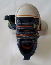 Koala Kid Multi-Colored Canvas Cap Rubber Toe Sneakers Boy's Toddler Size 3