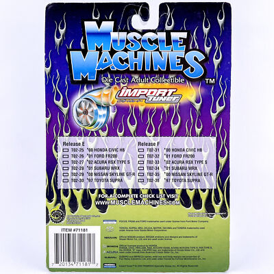 2002 Funline Muscle Machines Import Tuner 97' Toyota Blue Supra 1