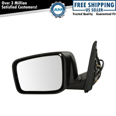Mirror Power Heated Primed Smooth Driver Side Left LH for Nissan Rogue New