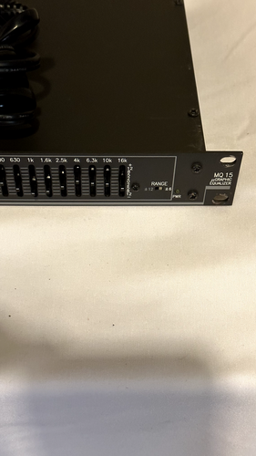 Rane MQ15 15-band Graphic Equalizer w/ Power Cord - Picture 14 of 19