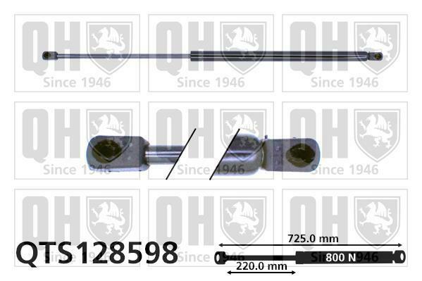Vérin de coffre Opel Sintra QTS128598 Quinton Hazell pour charger vos bagages facilement