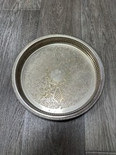 Ashberry Sheffield Silver Plated Serving Tray - 33cm