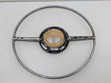 DE COLECCIÓN OEM FORD BOCINA ANILLO BOTÓN EMBLEMA VOLANTE MOLDURA PIEZA USADA 1942 1946