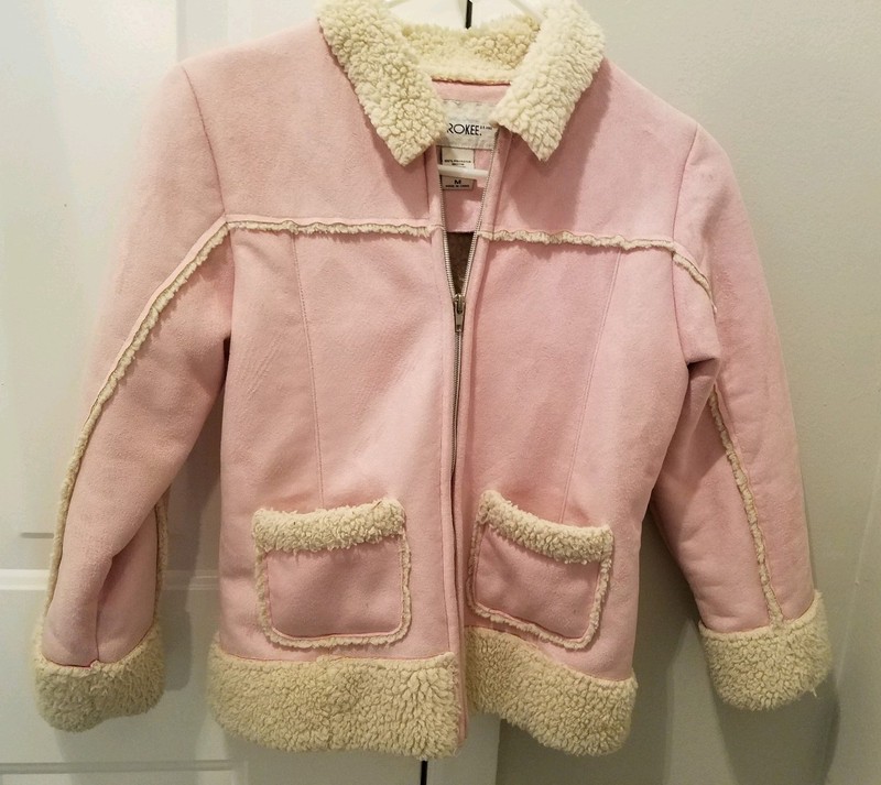 Girls size M medium Cherokee pink jacket