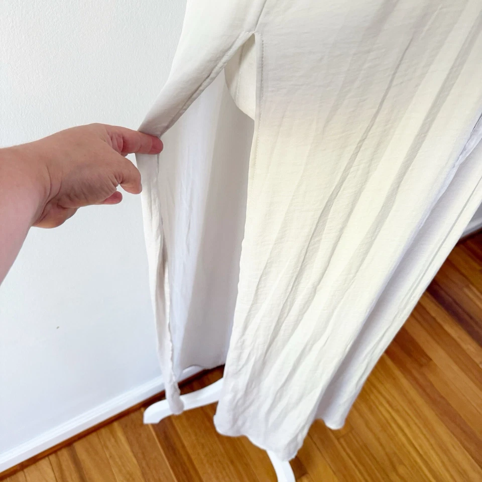 Top plumero largo sin mangas Silence + Noise para mujer mediano indie monocromo boho Foto 4 de 4