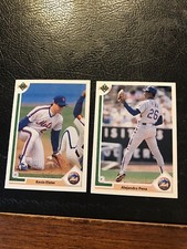 KEVIN ELSTER & ALEJANDRO PEÑA NY METS   1991 UPPER DECK
