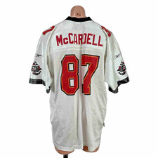 Vintage Tampa Bay Buccaneers Jersey Keenan McCardell # 87 Reebok Men's XL White
