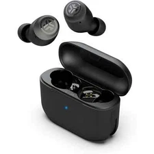 JLab Go Air Pop True Wireless Bluetooth Earbuds + Charging Case, Black NIB