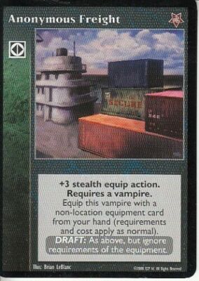 Anonymous Freight x10  VTES JYHAD TW Twilight Rebellion