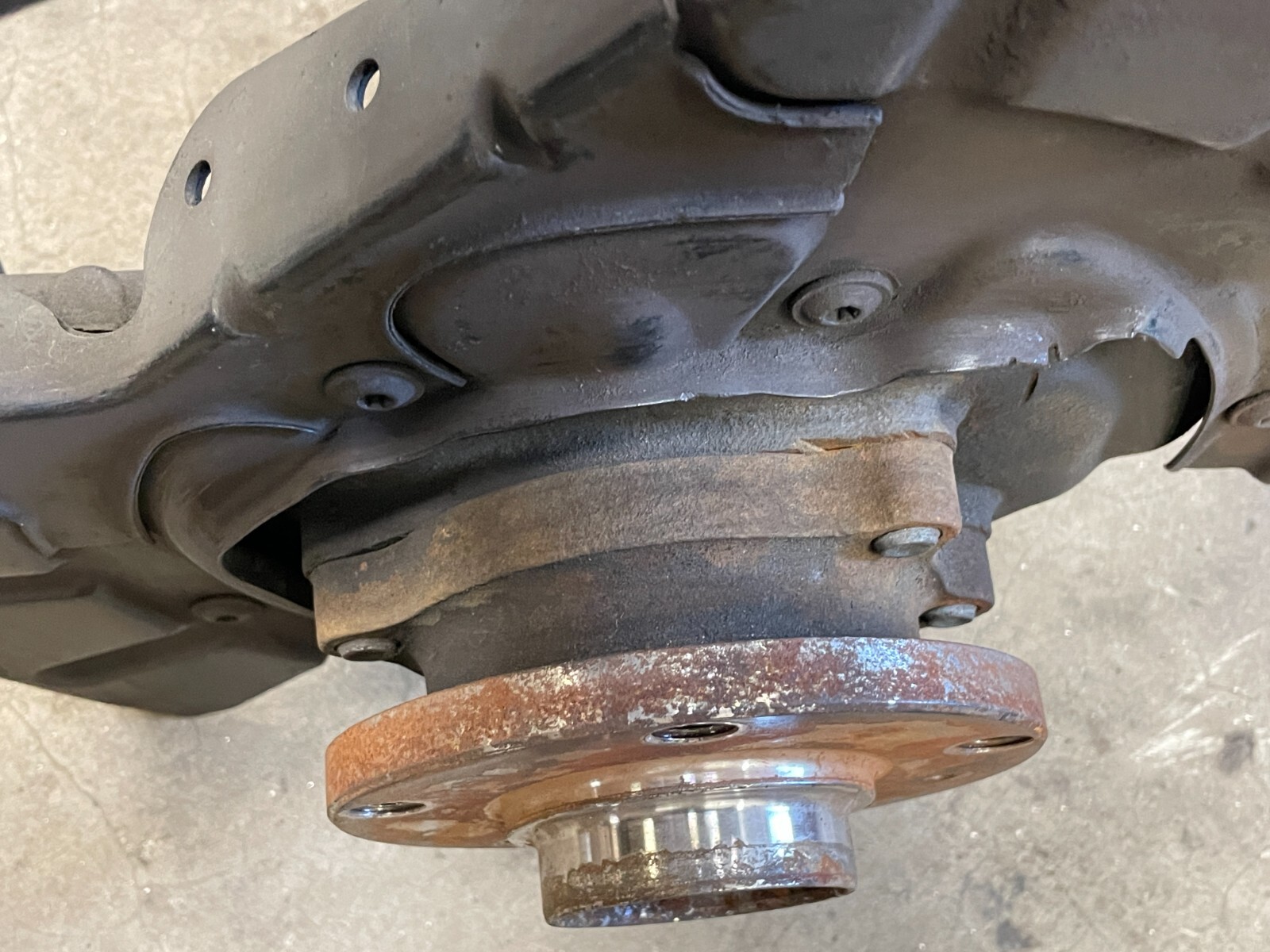 03-07 Bentley Continental GT Front Left Driver Spindle Knuckle Hub AWD 1577 OEM