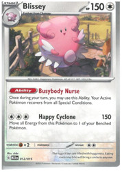 Blissey 012/015 McDonald's Collection 2023 Promo Card