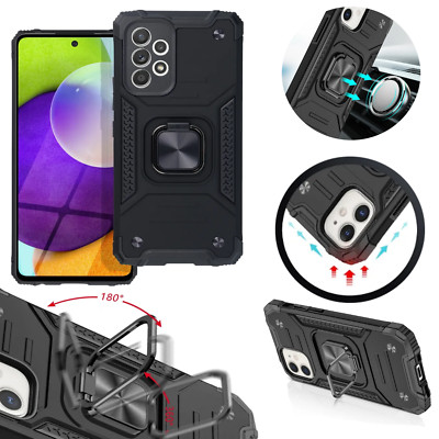 Für Xiaomi Redmi Note 12 Pro Plus 5G - Handy Tasche Hülle Hybrid Ring NITRO Case