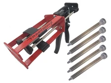 Epoxy Applicator Gun 200 mL & 5 8193 mixing nozzles 08115 08116 Panel Bond