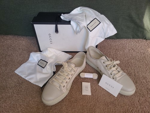Genuine Gucci GG Low Cotton Washed Size 11.5 (30cm) Original - Picture 3 of 9