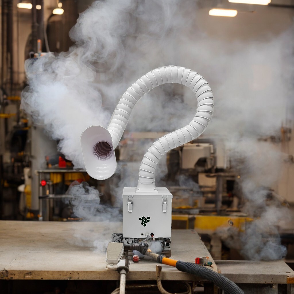 Movable Smoke Purifier Welding Fume Purifier 3 Layers Purification 12V 135m³/h