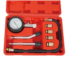 TCE Torin 8 Piece Engine Cylinder Pressure Gauge (0-300PSI)Automotive Tool Gauge