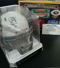 AENEAS WILLIAMS. AUTOGRAPH. MINI HELMET. HOF 2014. 2022 TRISTAR AUTHENTICITY. 