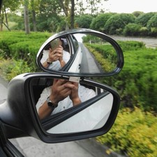 1x Car Safety Side Blindspot Blind Spot Wide Angle View Spot Mirror Accessories