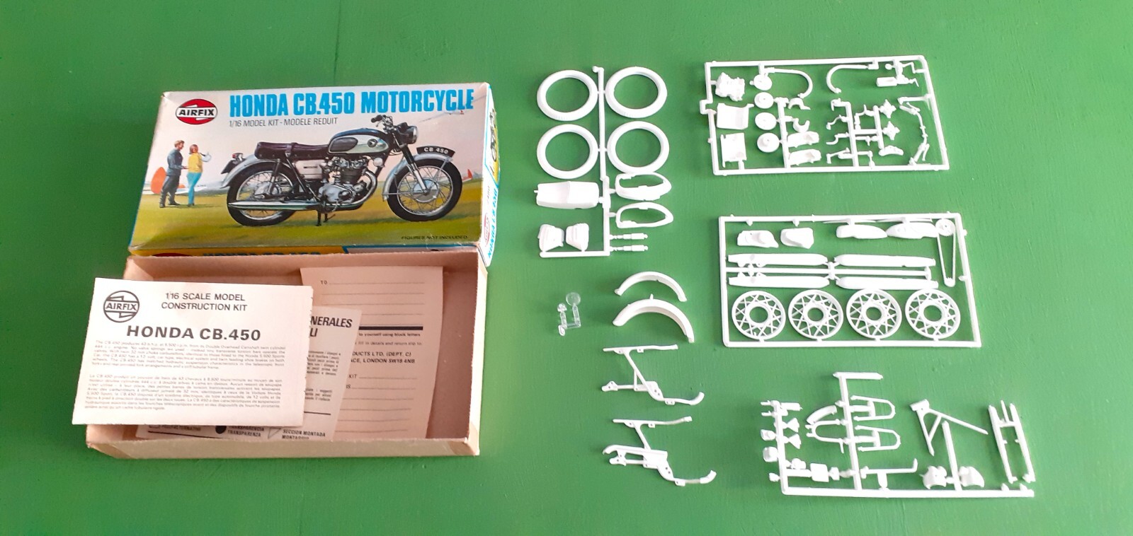 Airfix Honda CB.450 Motorcycle Model Kit 1980 Vintage eBay