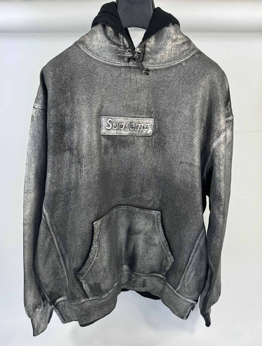 SUPREME X MM6 - FOIL BOX LOGO HOODIE SIZE: L | eBay SUPREME X MM6 - FOIL BOX LOGO HOODIE SIZE: L | eBay