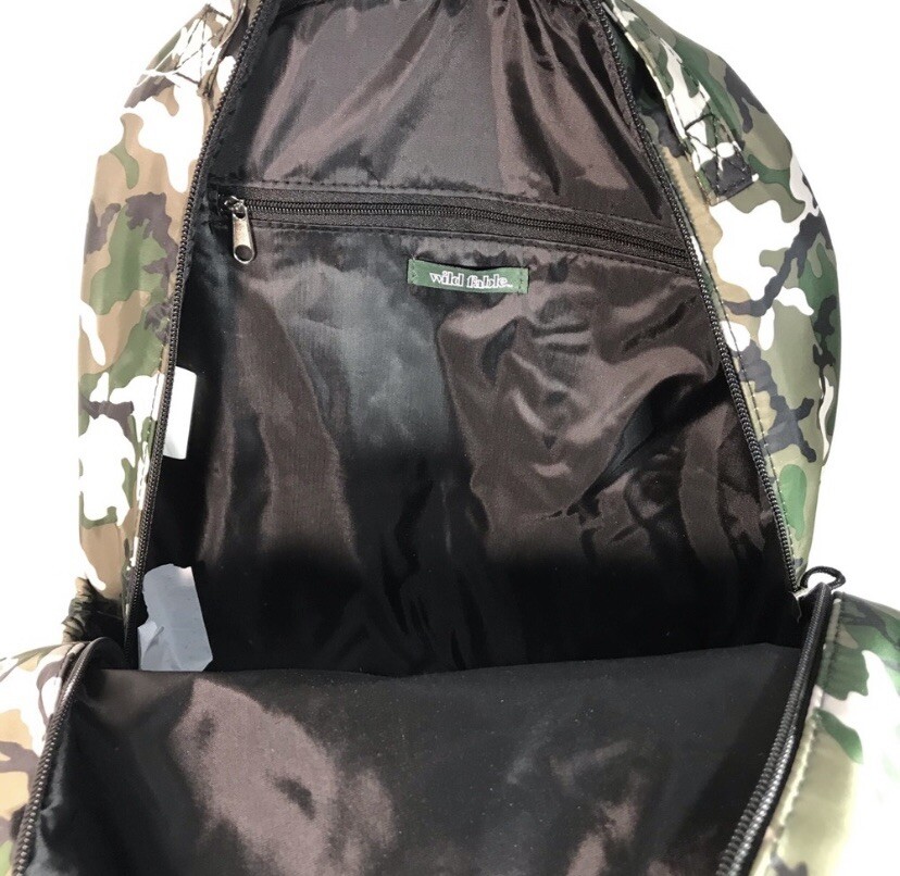 NWT Wild Fable Backpack Green Military Camouflage Print Backpack 