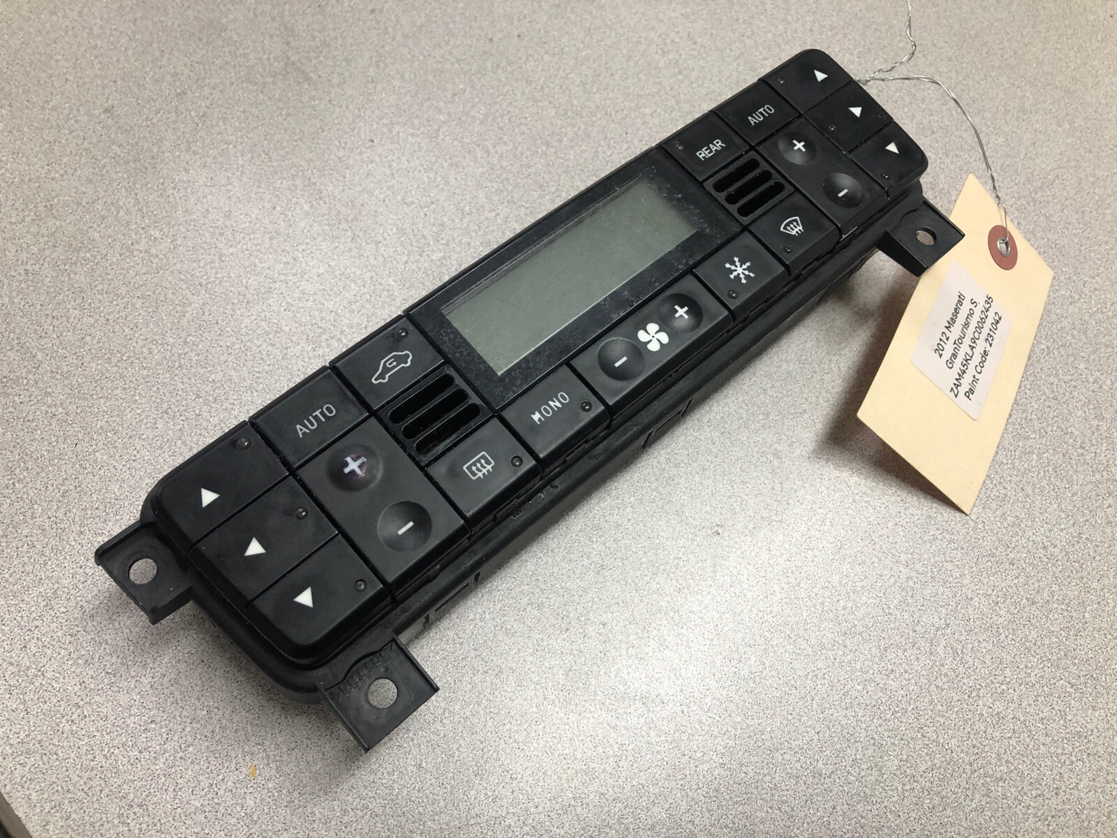 2008-2019 Maserati Gran Turismo HVAC AC Heat Climate Control NICE OEM ST46