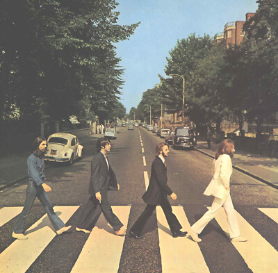 The Beatles - Abbey Road - Vinyl LP (1969) (VG/VG) GER - laminated