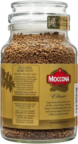 MOCCONA Instant Coffee Freeze Dried Ground Medium or Dark Roast 200g up to 1KG - Picture 3 of 19
