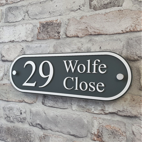house name sign door numbers plaque - Picture 17 of 18